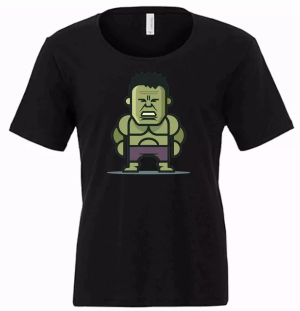 Maglietta Nerd Con Stampa Titolo: Hulks