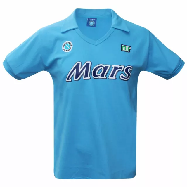 New SSC Napoli 1988/89 Retro Shirt (MARS), Retro Napoli Serie A Football Shirt