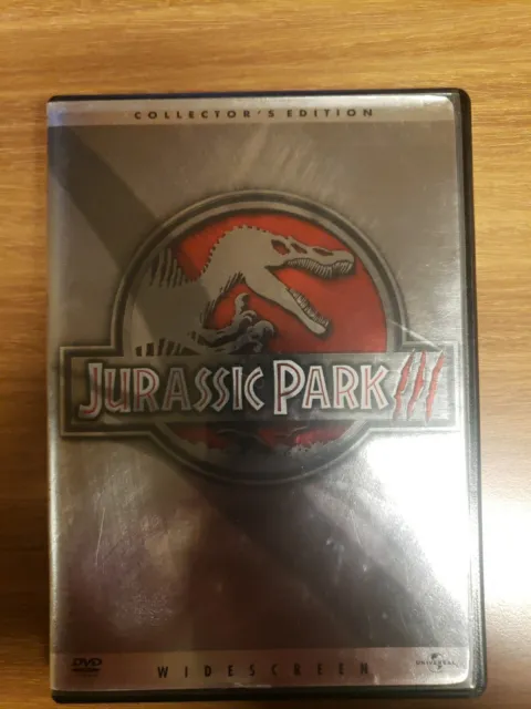 Jurassic Park III Widescreen Collector's Edition DVD, 2001 Dinosaur Size Chart