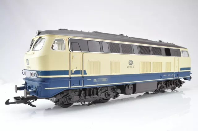 Piko G Gauge - 37501 DB BR 218 Diesel Locomotive Blue/Cream DCC Sound - Boxed