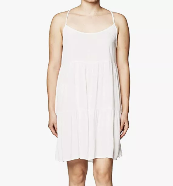 NWD  Roxy Women's Standard Sand Dune Cover Up Dress White Size S