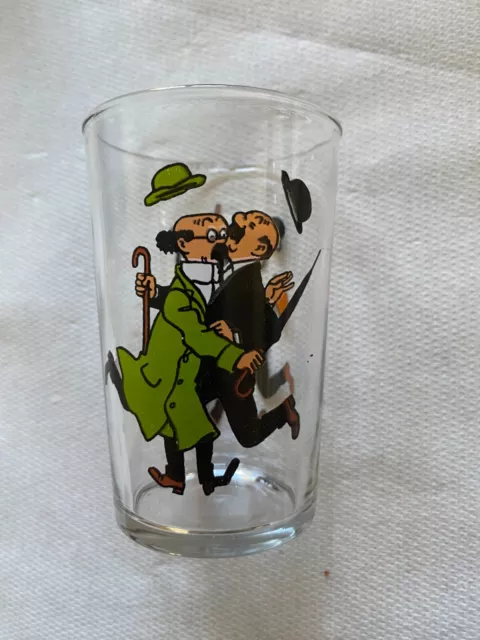 Verre à Moutarde Tintin 1983 Dupont-Dupond -haddock-tournesol Marque MC TBE