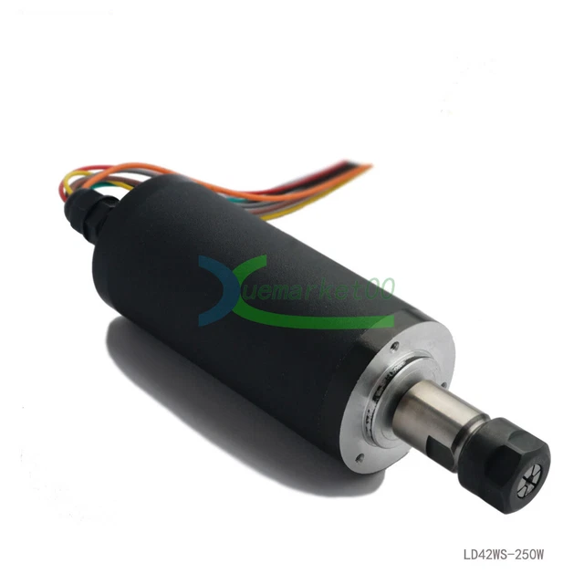 ER11 250w 12000rpm BLDC spindle motor Driver power supply bracket CNC kits