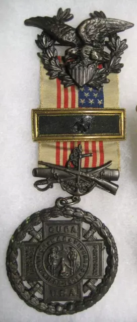 Medal Spanish American War Veterans SWV 1898-1902