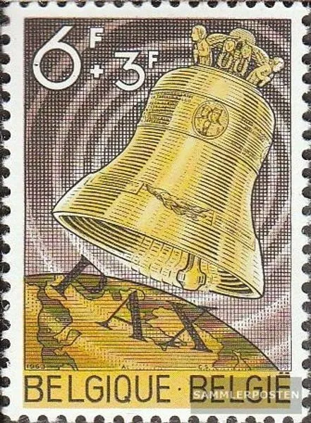 Belgien 1301 (kompl.Ausg.) postfrisch 1963 Friedensglocke