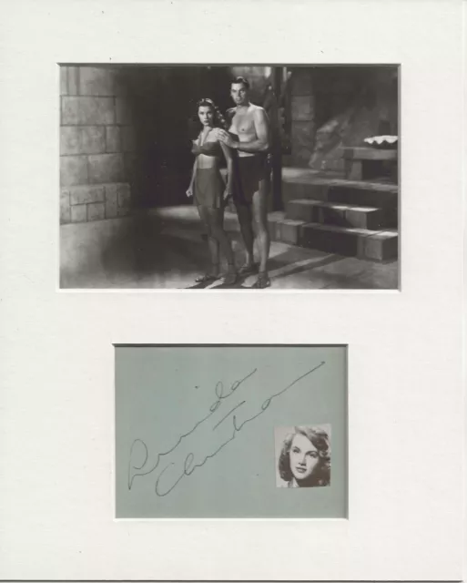 Linda Christian tarzan signed genuine authentic autograph UACC RD AFTAL COA