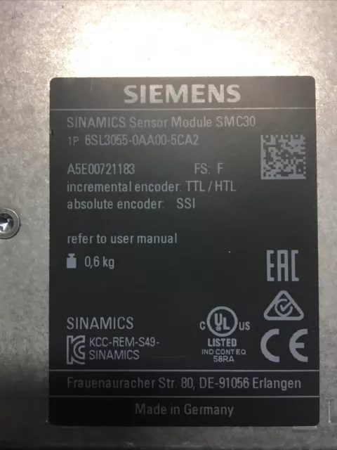 Sinamics Sensor Module Cmc30