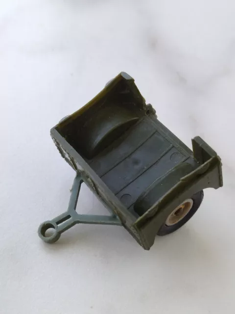 Ancien NOREV plastique FRANCE remorque pour Land Rover militaire