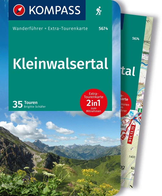 KOMPASS Wanderführer Kleinwalsertal, 35 Touren Brigitte Schäfer