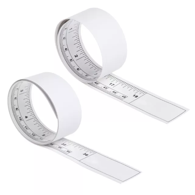 Double Scale Stick on Workbench Ruler Sticky Tape Measure for Work  Sewing
