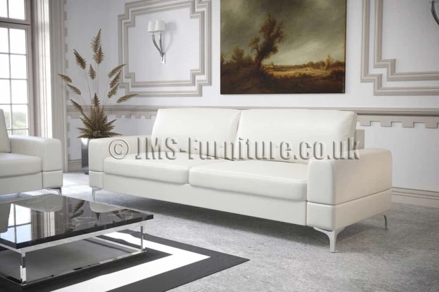 ANGIE 2 - 175cm - Sofa -  White or Black  Faux Leather !!!