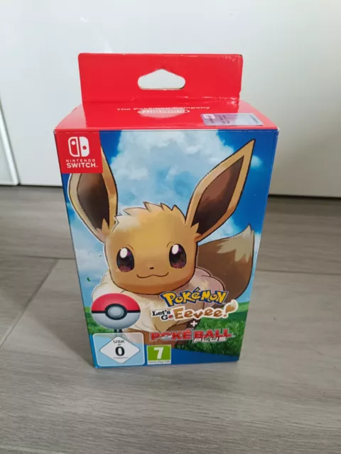 Nintendo Switch Pokemon Let's Go Eevee + Pokeball Plus come nuovo