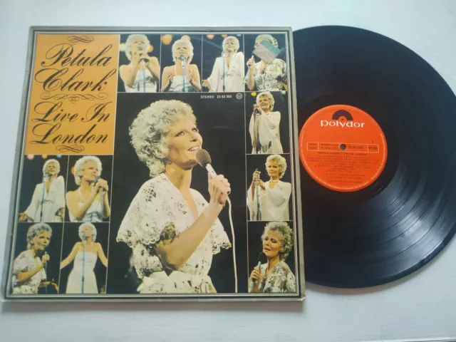 Petula Clark Live IN London 1974 Spain First Press - LP vinyl 12 " VG/VG