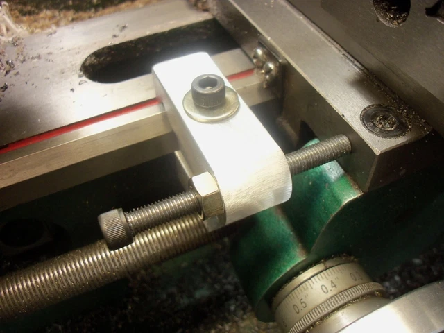 Carriage Dial Indicator Holder (Indicator NOT included!) Fits Vevor Metal lathe Carriage Dial Indicator Holder (Indicator NOT included!) Fits Vevor Metal lathe