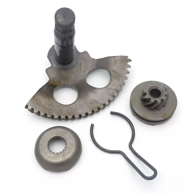 Kick Start Starter + Shaft Pinion Gear for JOG 1PE40QMB Minarelli 50cc 2 Scooter