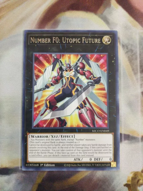 x3 Number F0: Utopic Future KICO-EN049 King's Court Yugioh