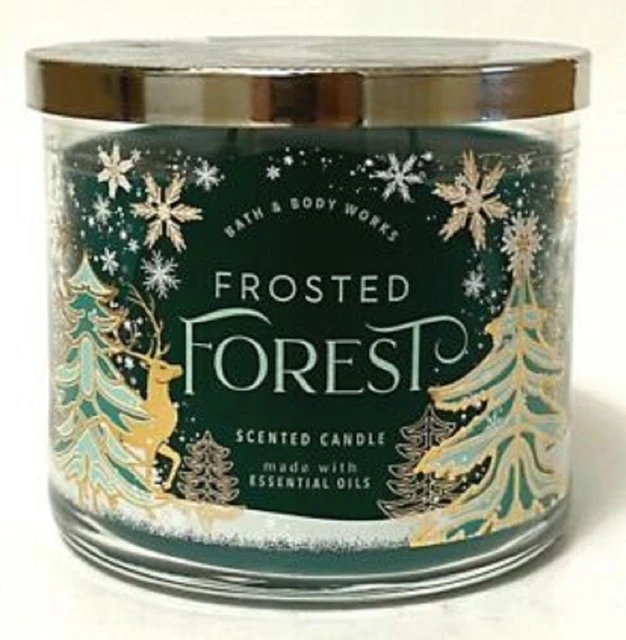 BATH & BODY Works Frosted Forest 3 Wick 14.5 Oz Candle 29.05 PicClick