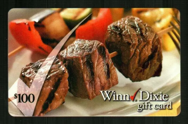 WINN-DIXIE Steak Shish Kabob 2009 Gift Card ( $0 - NO VALUE )