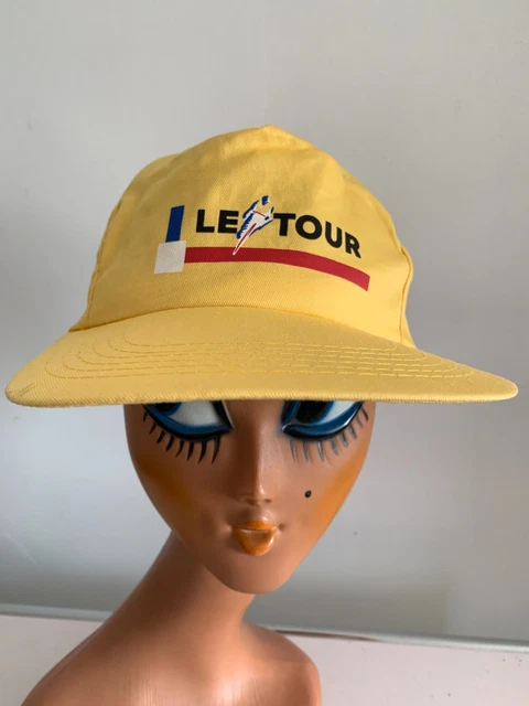 CASQUETTE CAP NOIRE VELO CYCLISME TEAM SPONSOR CAISSE D'EPARGNE TOUR DE FRANCE