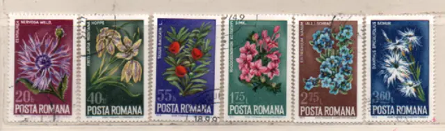 Rumänien 1974 MiNr.: 3224-3229 Wildblumen Satz gestempelt; Romania used