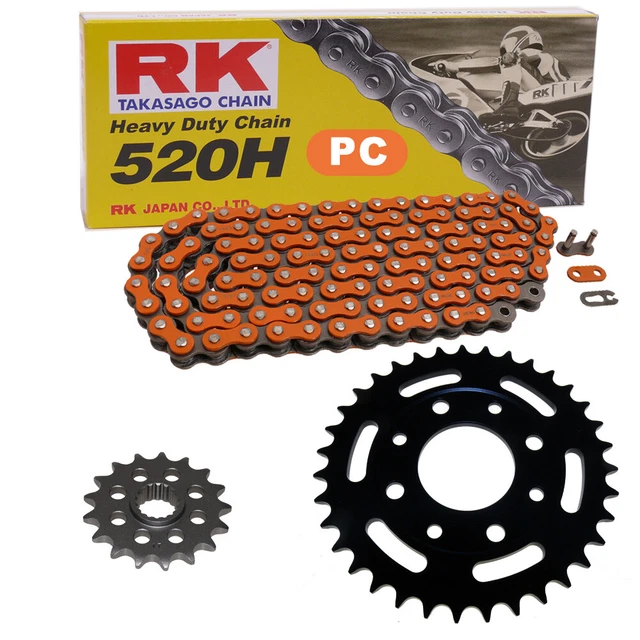 Kit Trasmissione Afam In Acciaio Per KYMCO Maxxer 250 (2007-2016) – Pignone, Corona E Catena - 2