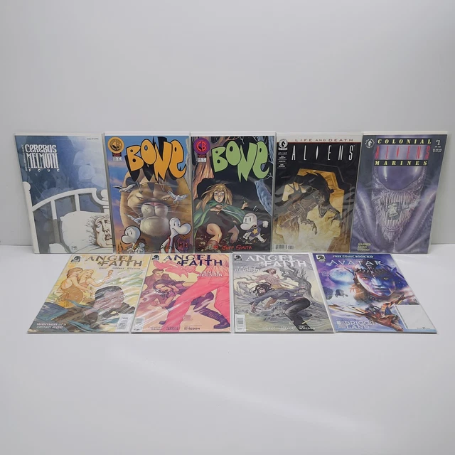 Mixed Lot of 200 Modern Age Comic Books Bone Cerebus Dark Horse Next Men Valiant
