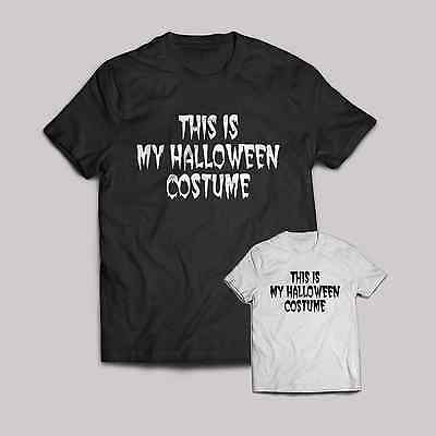 Questo è il mio Costume Di Halloween T shirt Divertente Commedia Costume Uomini Donne Bambini Top