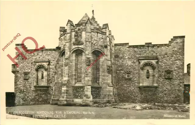 Postcard- Edinburgh Castle, Scottish National War Memorial [Ministry of Works]