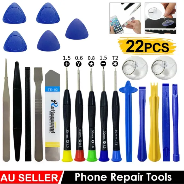 22 in 1 Mobile Phone Repair Tools Kit Set Spudger Pry Opening Tool Screwdriver