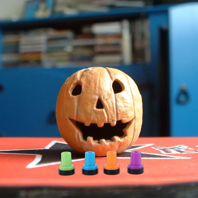 Plastik Cartoon-Spielzeugstempel Für Halloween-Kinder Halloween-Aufkleber Kürbis