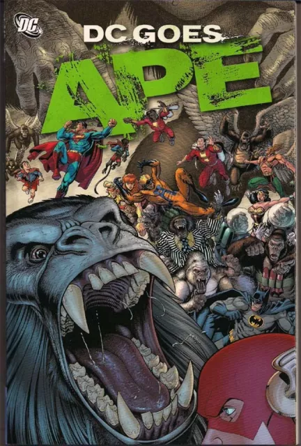 DC GOES APE VOL 1 SILVER AGE TO 90s MONKEY COMICS FLASH BATMAN WONDER WOMAN+ NEW