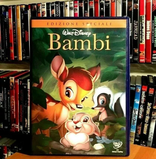 Bambi (1942) Disney Edizione Speciale Dvd Come Nuovo Animazione Cartone Animato
