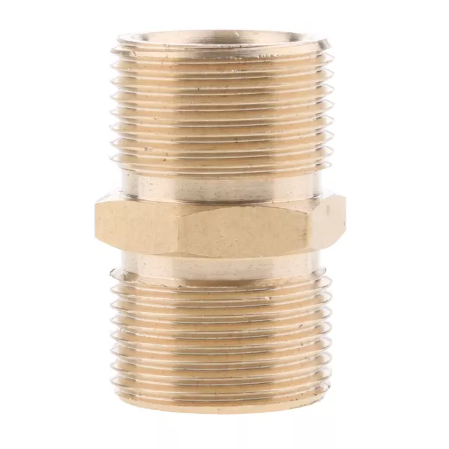 Brass 22mm Male to 22mm Male Hose Coupling Connector Fitting Adapter Tool