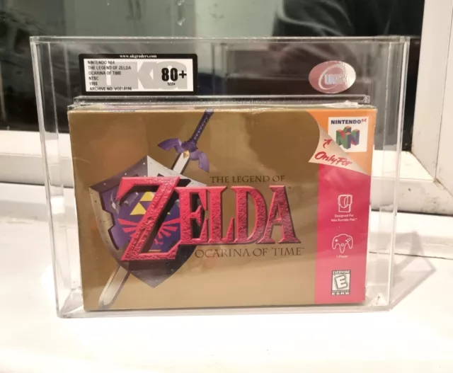 The Legend Of Zelda Ocarina Of Time UKG 85 NM SEALED N64 NTSC PC