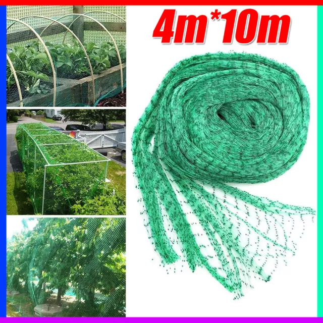 Green Soft Butterfly Protection Netting Crop Veg Garden Anti Bird 4M X 10M!