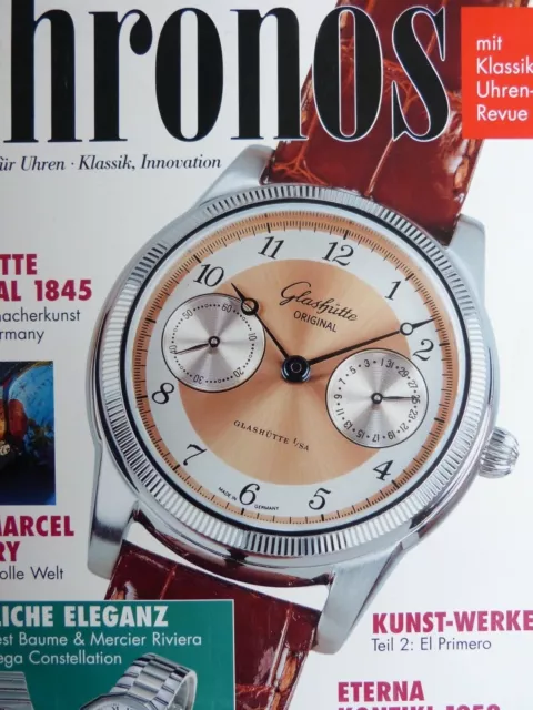 Chronos Uhren  Magazin Zeitschrift, 4-97  Glashütte Original , Test  Spezial