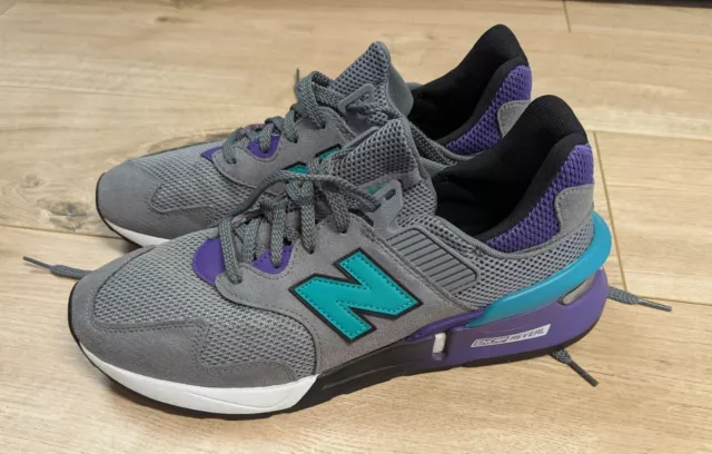 NEW BALANCE 997S trainers Mens size UK 10 Grey Purple and Bluey Green Used 45.00 PicClick UK
