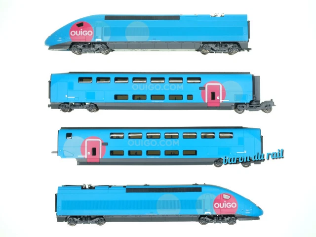 Rame TGV Duplex Jouef 7 éléments – HJ2013 + HJ4018 – Neuf Et Rare