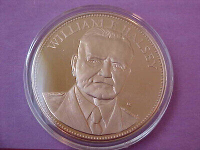 1974 Gallery Of Great Americans -- William F. Halsey -- Franklin Mint - Proof