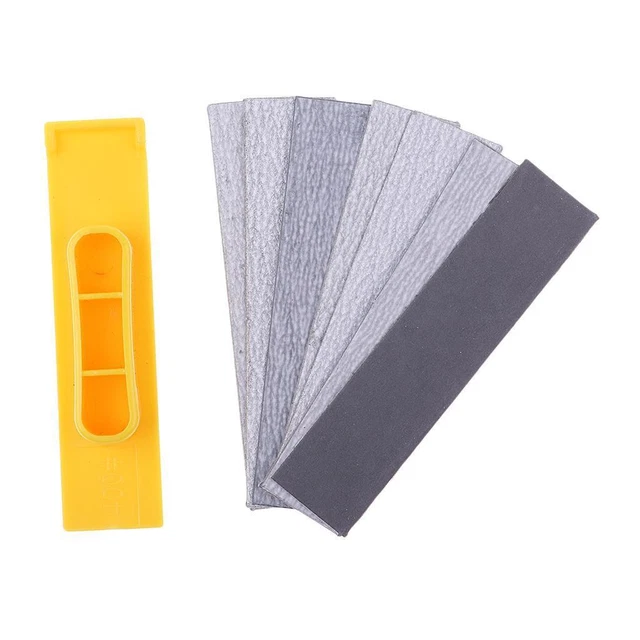 Woohome Kit Complet 38 PCS Pour Polissage Résine - Moules Silicone, Papiers Abrasifs, Outils Pour Bijoux Et Artisanat