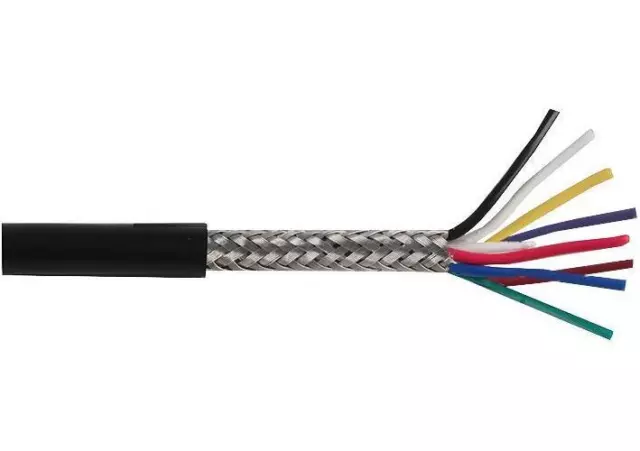 7-2-8C 8-Core Cavo Schermato, 0.2mm, Nero, 100m - PPB0118
