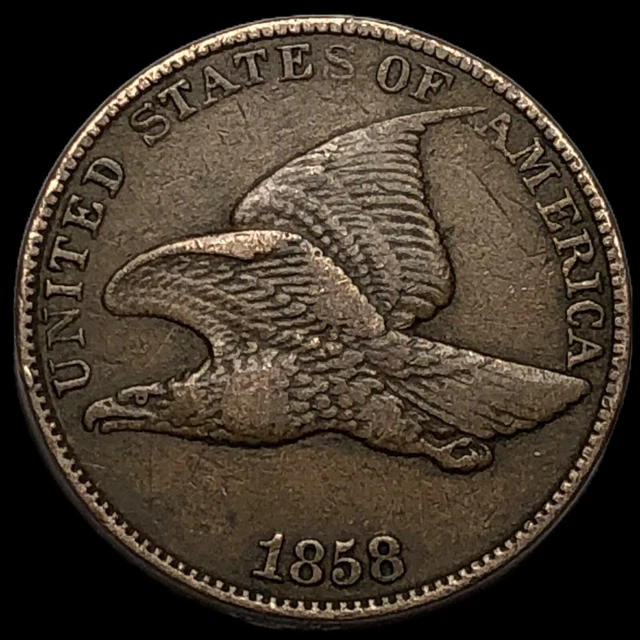 1858 LL Flying Eagle Cent  J8796