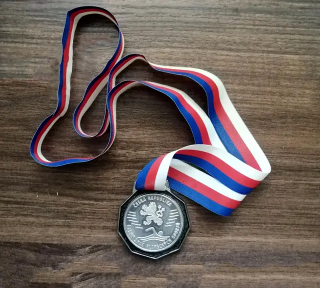 European Junior Swimming Championships 1994 Medal 2nd rank Award Original Rare