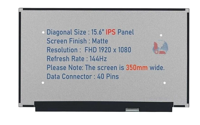Dalle écran LCD LED Tactile Type Optronics B156XTK01.0 HW0A 15.6