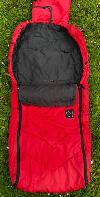 Saco de pies Kaiser para cochecito primavera verano saco de pies para niños rojo - negro EXCELENTE