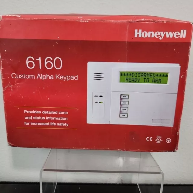 Honeywell 6160 Custom Alpha Keypad OPEN BOX Home Security Keypad