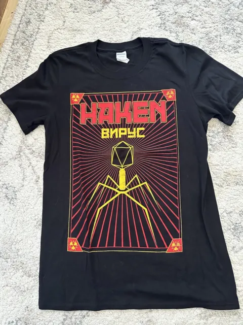 Haken Virus Russian T Shirt Unisex Ring Spun Size Small Progressive Rock Metal