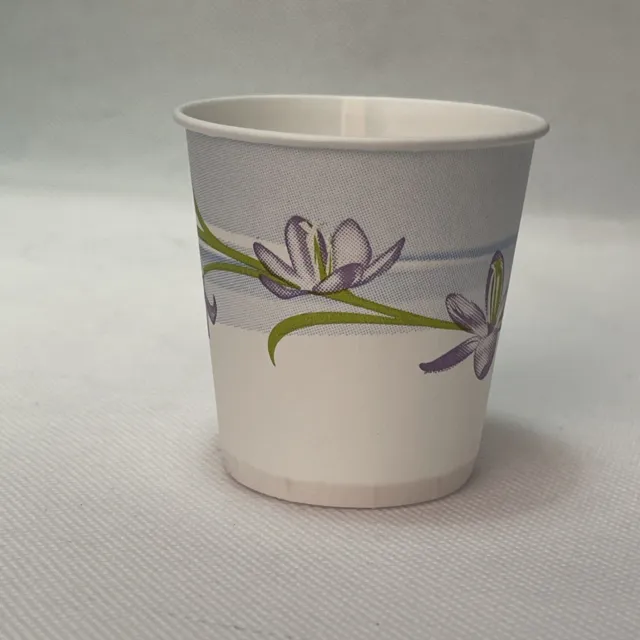 Dixie Bathroom Cups Throwback Pack 3 Oz Cups Approx. 450 count Flower Crocus