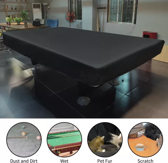 7FT Outdoor Pool Snooker Billiard Table Cover Polyester Waterproof 3