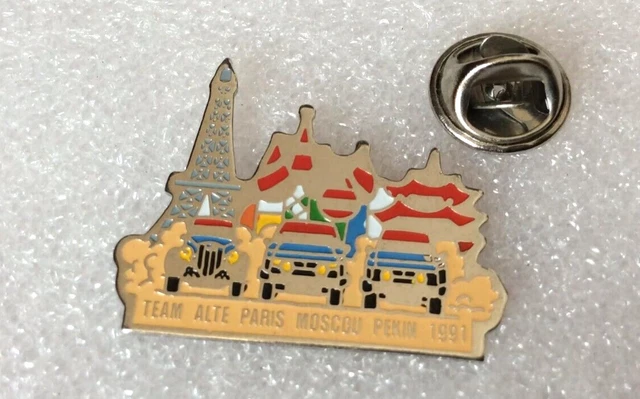 Pin's lapel pin pins Rallye Raid PEUGEOT 405 T16 PIONNER SHELL
